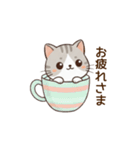 もちねこの日常会話（個別スタンプ：9）