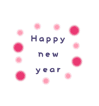 大人女子＊シンプル可愛いお正月【再販】（個別スタンプ：1）
