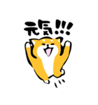 ふでしば【体調不良、気遣い】柴犬、筆文字（個別スタンプ：39）