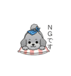 使いやすい敬語のトイプードル②（個別スタンプ：22）