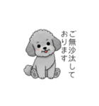 使いやすい敬語のトイプードル②（個別スタンプ：25）