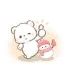 しろくまポフ♡冬（個別スタンプ：12）