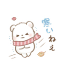 しろくまポフ♡冬（個別スタンプ：23）