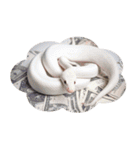 縁起の白蛇さんの開運メッセージ（個別スタンプ：22）