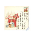 世界のポストカード おもちゃ（個別スタンプ：2）