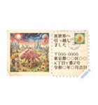 世界のポストカード おもちゃ（個別スタンプ：18）