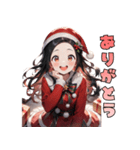 ときめきサンタガール♡（個別スタンプ：6）
