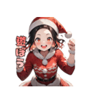 ときめきサンタガール♡（個別スタンプ：18）