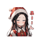 ときめきサンタガール♡（個別スタンプ：34）