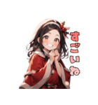 ときめきサンタガール♡（個別スタンプ：38）