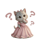 姫ねこの英語スタンプ（個別スタンプ：10）