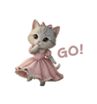 姫ねこの英語スタンプ（個別スタンプ：13）