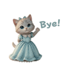 姫ねこの英語スタンプ（個別スタンプ：23）