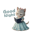 姫ねこの英語スタンプ（個別スタンプ：24）