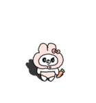 繁体・会話にクマを添えましょう(クマ子15)（個別スタンプ：19）