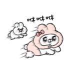 繁体・会話にクマを添えましょう(クマ子15)（個別スタンプ：34）