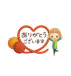 3D 大人可愛い♡女の子の「冬・お正月♪」（個別スタンプ：13）