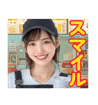 ハンバーガー屋の店員さん（個別スタンプ：3）