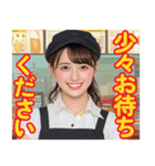 ハンバーガー屋の店員さん（個別スタンプ：14）