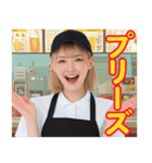ハンバーガー屋の店員さん（個別スタンプ：22）