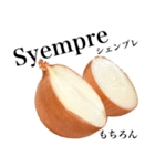 国産玉ねぎ【タガログ語】（個別スタンプ：6）