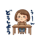 可愛いママさんのあいさつ(冬)第2弾（個別スタンプ：21）