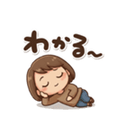 可愛いママさんのあいさつ(冬)第2弾（個別スタンプ：24）