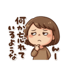 可愛いママさんのあいさつ(冬)第2弾（個別スタンプ：31）