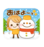 冬に役立つ女の子♡サンタクロース冬（個別スタンプ：1）