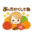 冬に役立つ女の子♡サンタクロース冬（個別スタンプ：7）