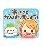 冬に役立つ女の子♡サンタクロース冬（個別スタンプ：8）