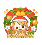 冬に役立つ女の子♡サンタクロース冬（個別スタンプ：22）