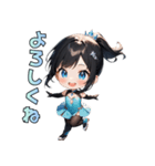 リンクの天使スケーター（個別スタンプ：1）