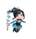 リンクの天使スケーター（個別スタンプ：5）