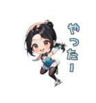 リンクの天使スケーター（個別スタンプ：8）