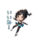 リンクの天使スケーター（個別スタンプ：14）