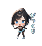 リンクの天使スケーター（個別スタンプ：15）