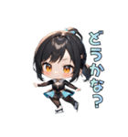 リンクの天使スケーター（個別スタンプ：27）