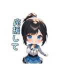 リンクの天使スケーター（個別スタンプ：36）