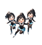 リンクの天使スケーター（個別スタンプ：40）