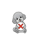 家族で使いやすいトイプードル②（個別スタンプ：4）