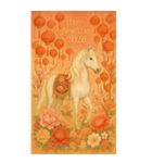 錦繡吉馬年（個別スタンプ：35）