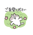 敬語＆挨拶なハチワレ猫（個別スタンプ：18）