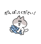 敬語＆挨拶なハチワレ猫（個別スタンプ：34）