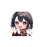 赤のちび戦士スタンプ003（個別スタンプ：4）