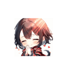 赤のちび戦士スタンプ003（個別スタンプ：7）