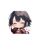 赤のちび戦士スタンプ003（個別スタンプ：8）