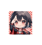 赤のちび戦士スタンプ003（個別スタンプ：9）