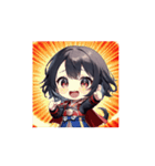 赤のちび戦士スタンプ003（個別スタンプ：11）