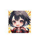 赤のちび戦士スタンプ003（個別スタンプ：12）